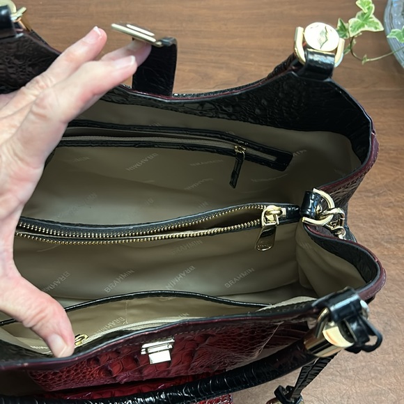 Brahmin Celia Rose purse $250, matching wallet $75, buy both for $300. - Picture 3 of 4